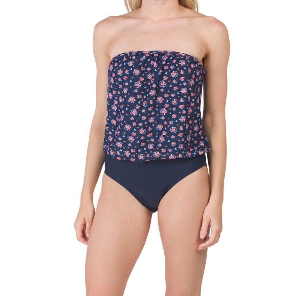 Size 10 Tummy Control Floral Swimwear